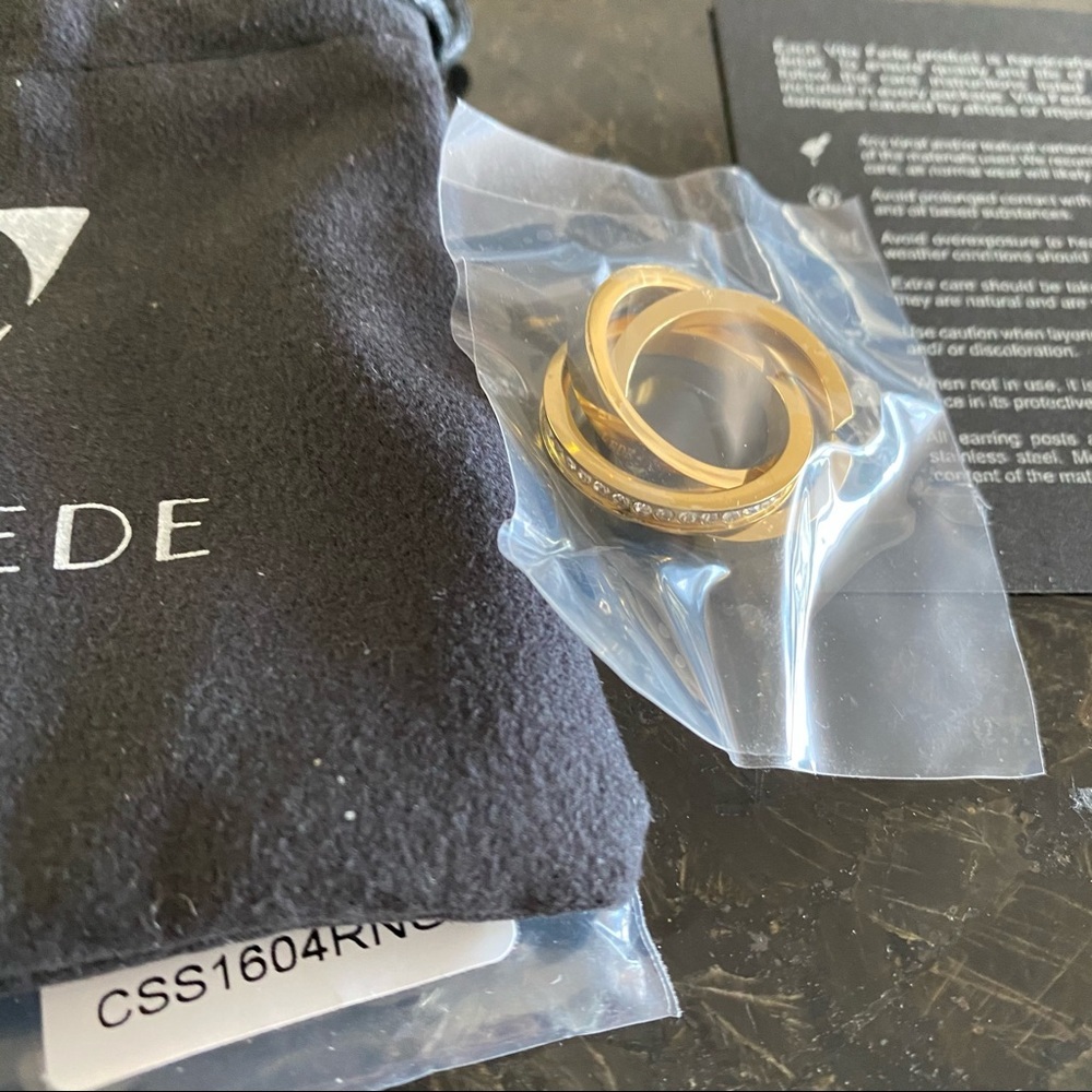 VITA FEDE Cassio Pave Ring msrp $250 - Picture 6 of 7